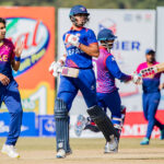 यूएईलाई ८ विकेटले हराउँदै नेपाल टी-२० विश्वकपमा (तस्बिरहरु)