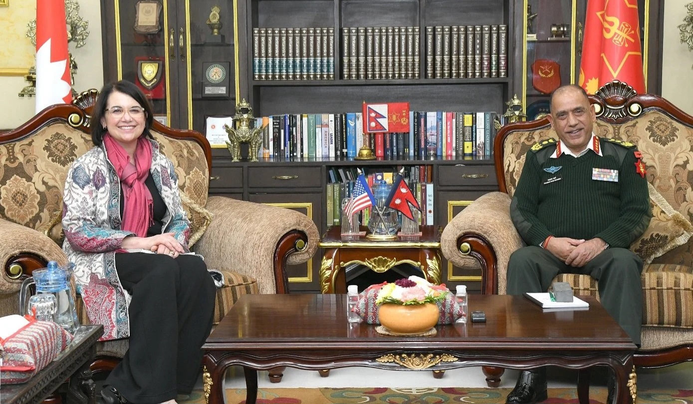 प्रधान सेनापति र अमेरिकी नेसनल सेक्युरिटी काउन्सिलकी सिनियर डाइरेक्टरबिच भेटवार्ता