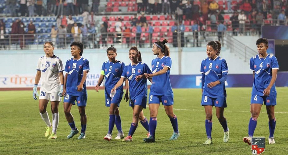 नेपाली महिला फुटबल टिमको फिफा वरीयतामा ५ स्थानको सुधार