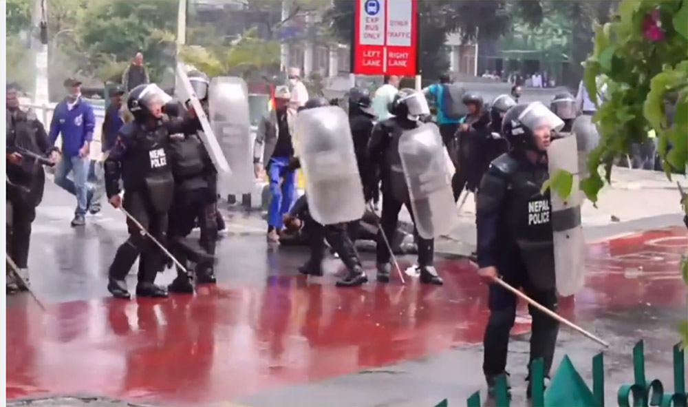 राप्रपाको प्रदर्शनमा झडपका कारण भद्रकाली क्षेत्रमा तनाव